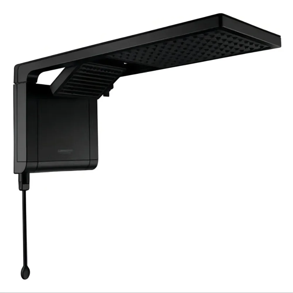 Chuveiro Elétrico Lorenzetti Acqua Ultra Preto com Ducha